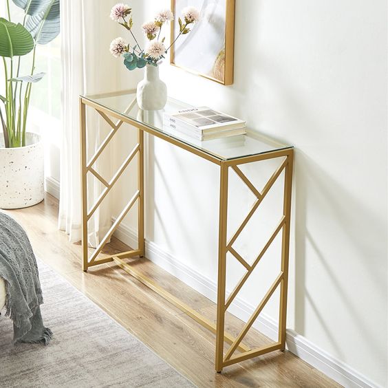 EiweLive Modern Console Table Entryway Table | MSCT-1014