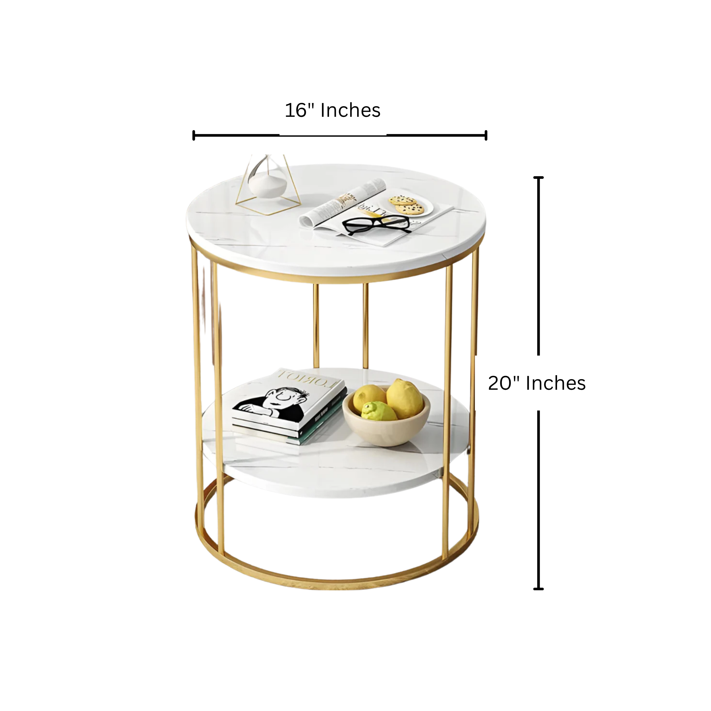 2.Tier Luxury Coffee Table | MST-0111