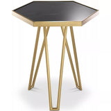 Luxury Side Table in Black Mdf | MST-0226