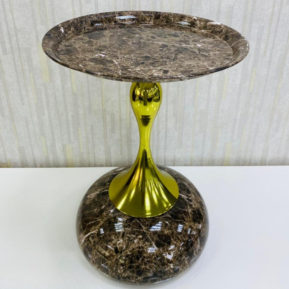 Coffee Side Table Bedside Sofa Tea End Tray Tables Round Metal