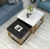 Luxury Nesting Metal Center Table | MST-0346