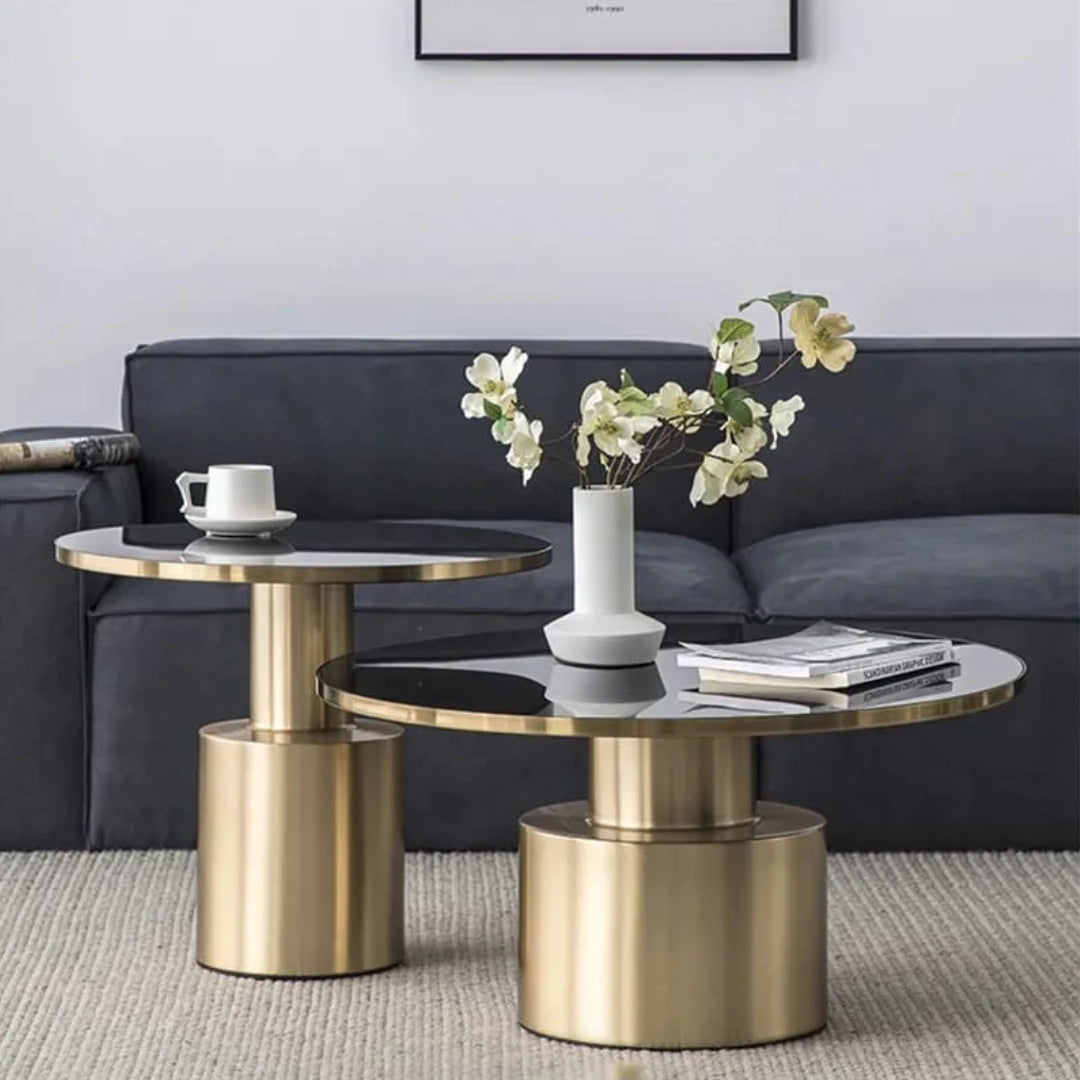 Luxurious Side Table Set for Your Home With Chrome Finish| MSCT-1006