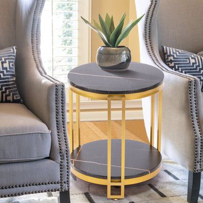 Everly Quinn Sofa Side Table | MST-0455