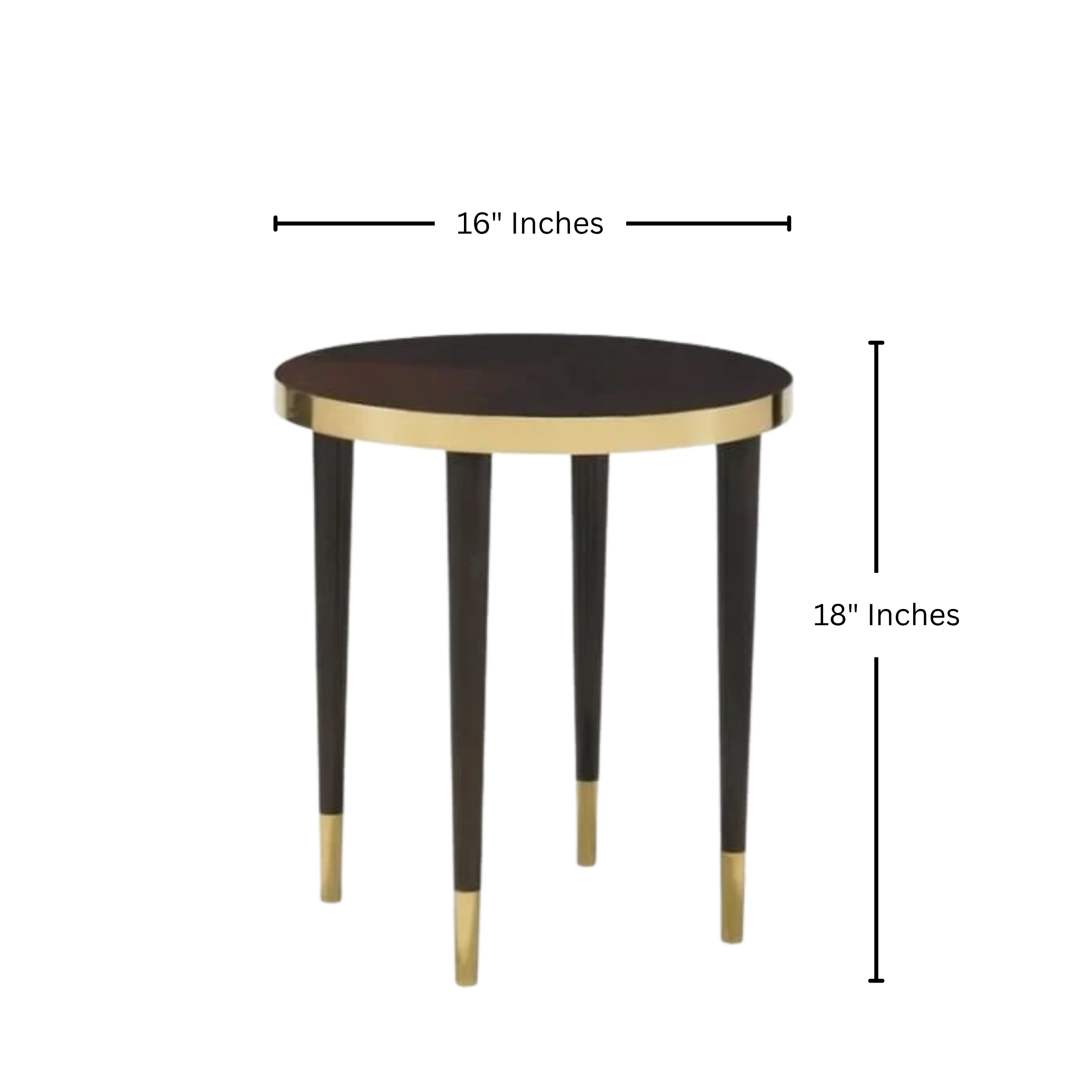 Black Accent Table | MST-0124