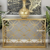 Modern Console Table With Wall Mirrior | MSCT-1051