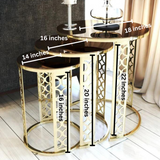 Royal Look Nesting Table Set |  MST-0269