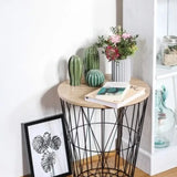 METALLO Metal Wire Side Table | MST-0390