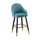 Scandinavian Style Armed Low Back Stools | WSC-0117