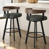 Counter Height Swivel Metal Stool | WSC-0134