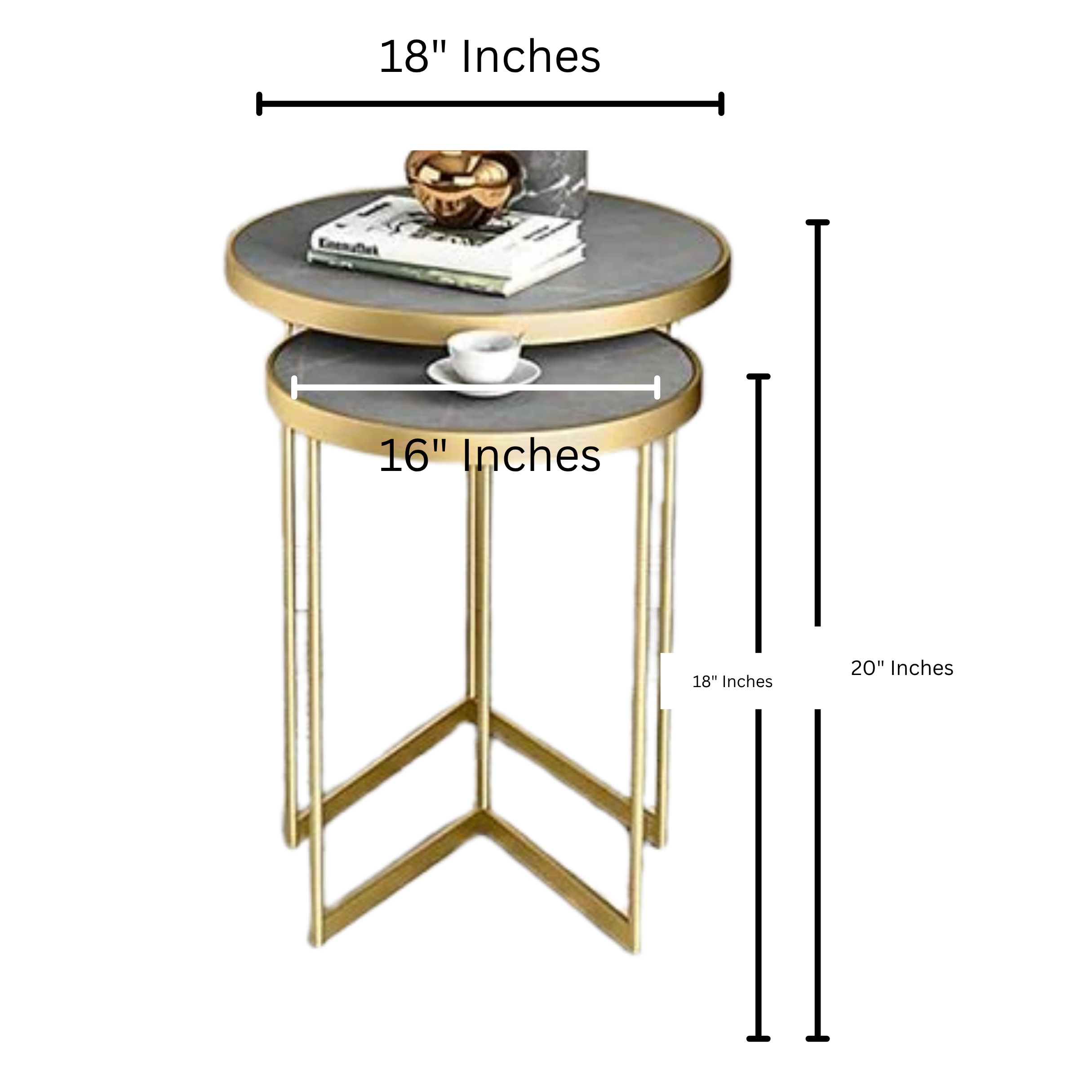Nesting Coffee Table Set of 2 | MST-0149