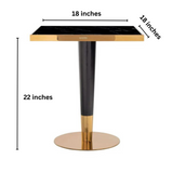 Black & Gold Coffee Table | MST-0278