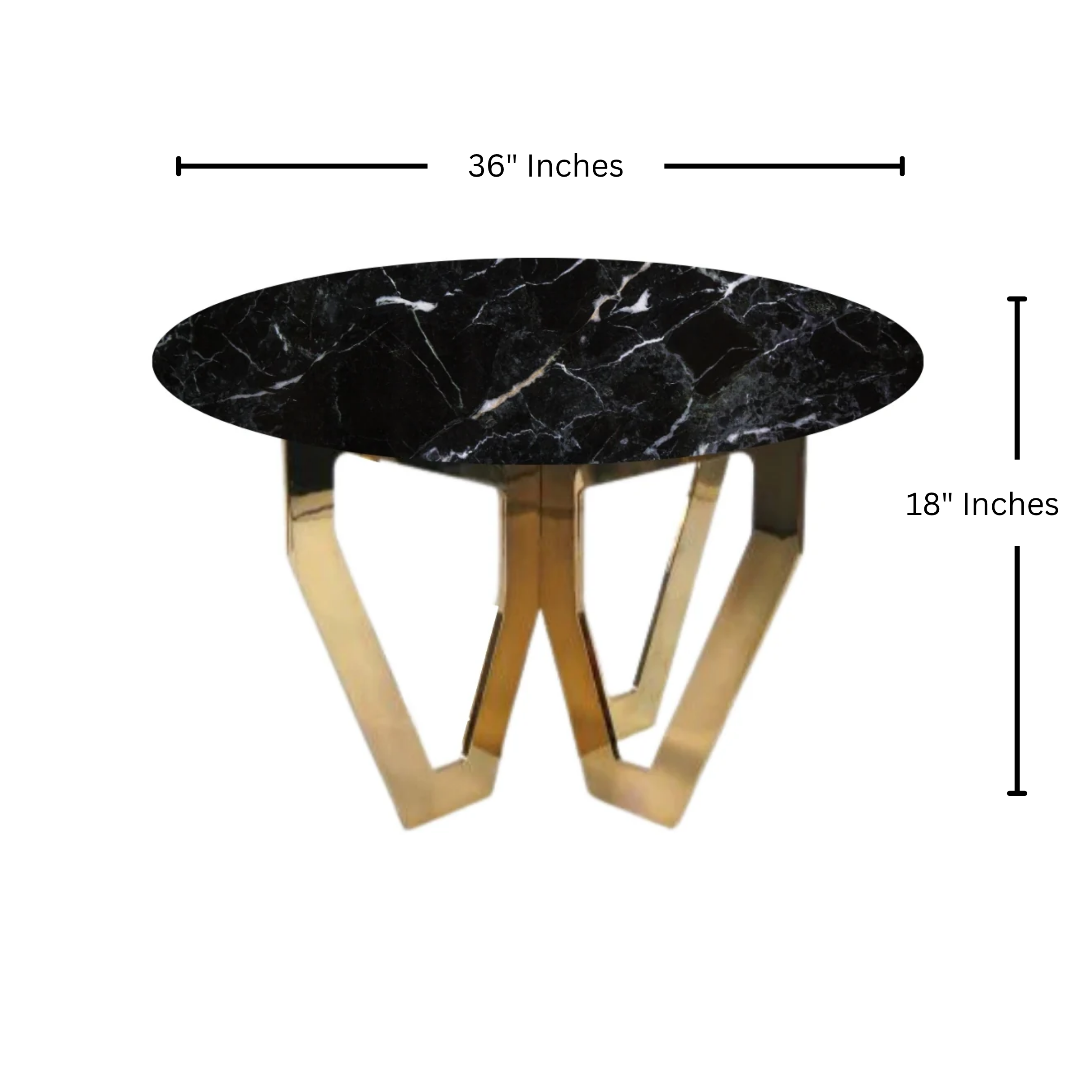 Stainless Steel Simpli Home Pedestal End Table  | SST-5069