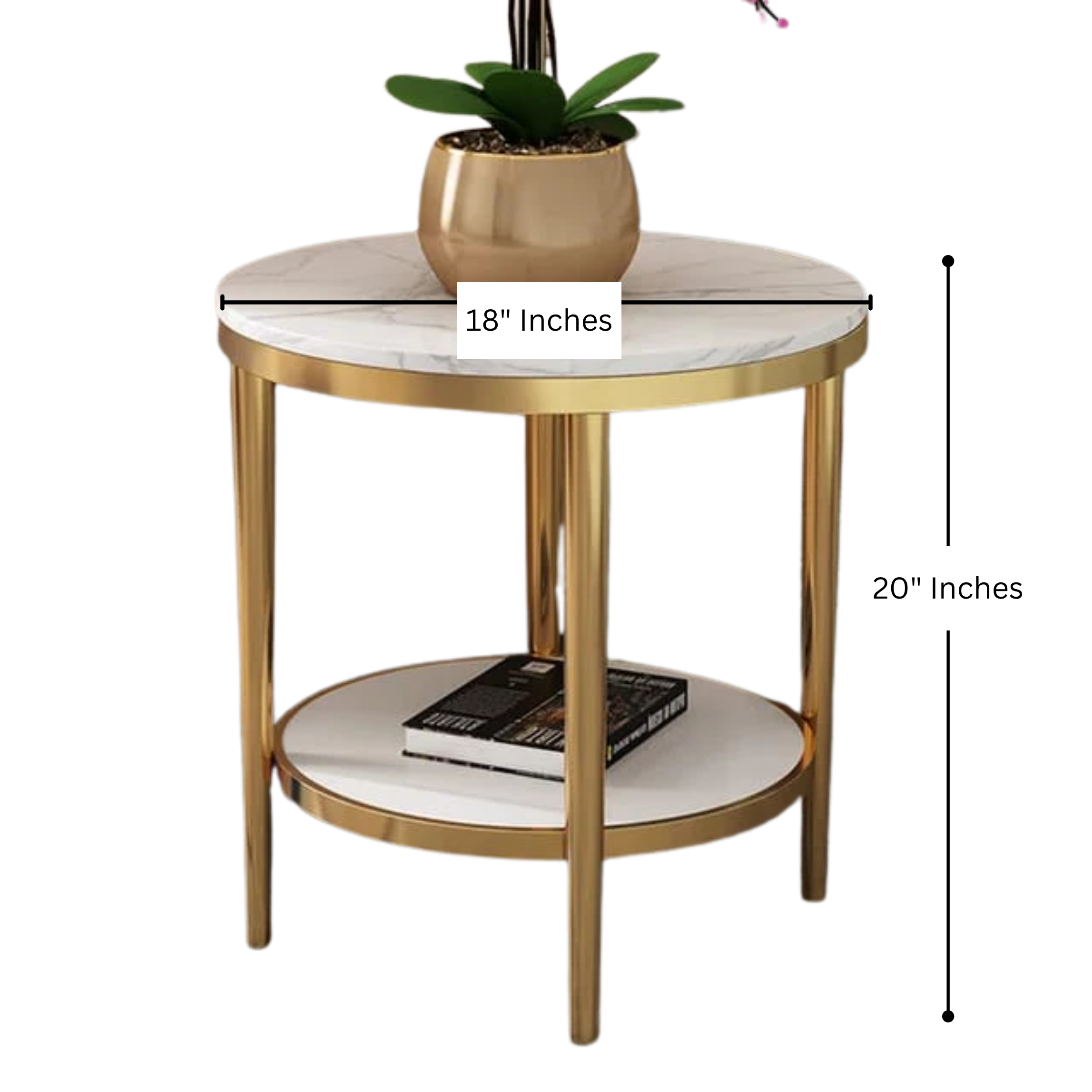 Luxury 2-Tier Coffee Table | MST-0105