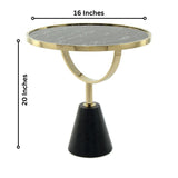 Luxury Black & Gold Coffee Table | MST-0341