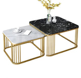 Luxury Nesting Metal Center Table | MST-0346