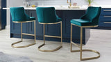 Italian Style Bar Stools With Back Rest