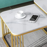 Luxury Nesting Metal Center Table | MST-0346