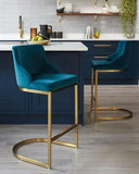 Italian Style Bar Stools With Back Rest