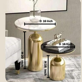 Luxury Round  Nesting Side Tables |  MST-0244