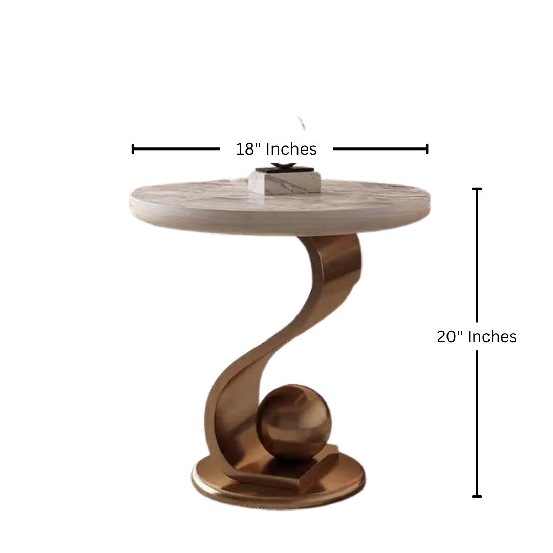 Luxurious Coffee Table With Chrome Finish | SST-5072