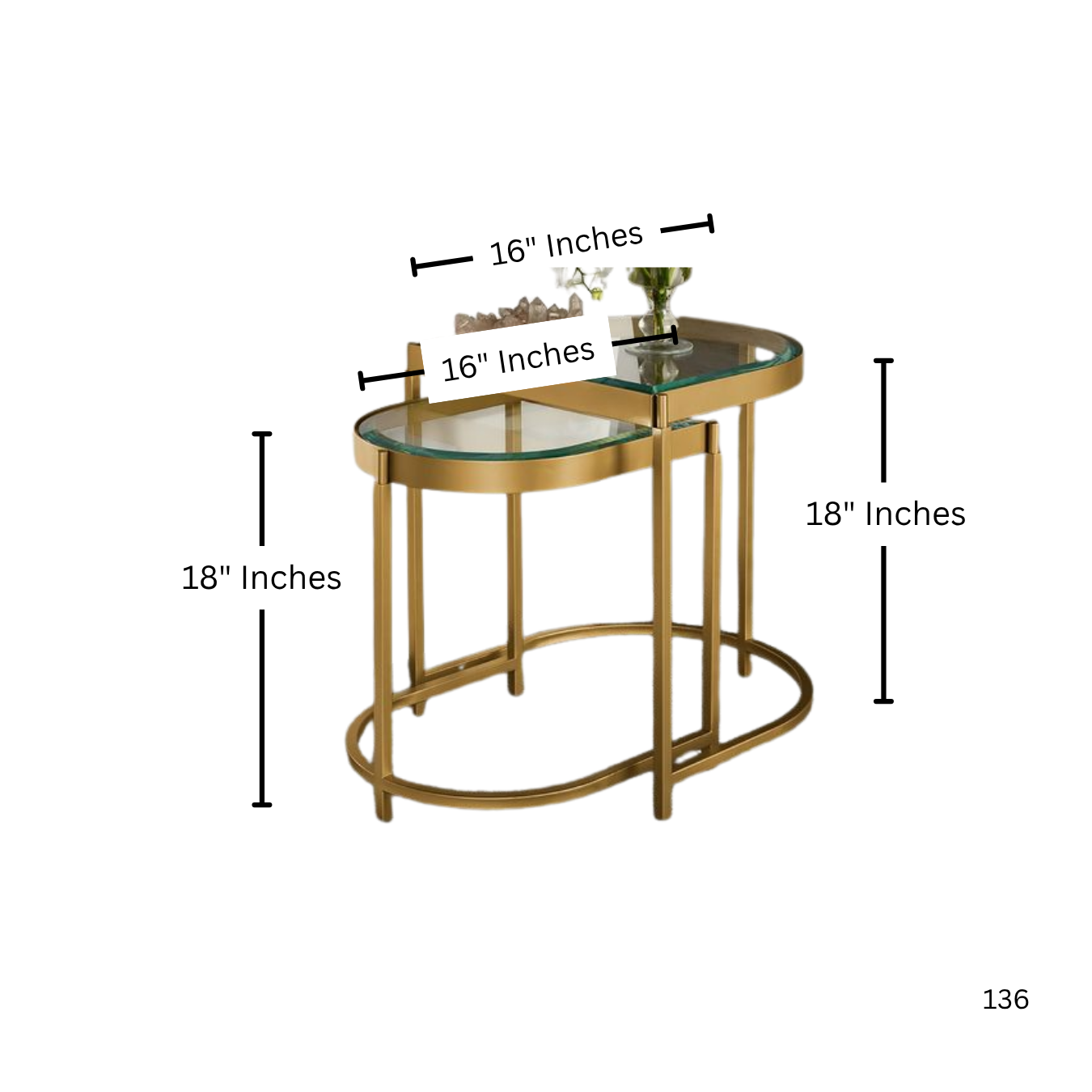 Miranda Nested End Tables | MST-0243
