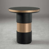 Unique Black & Gold Side tables | MST-0166