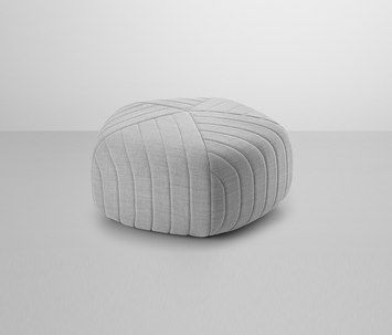 Five Pouf, a unique linear design with soft curved edges | WSC-0157