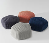 Five Pouf, a unique linear design with soft curved edges | WSC-0157