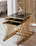 Stylish Nesting Table Set of 3  MST-0122