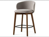 Stylish High fabric stool with footrest | WSC-0176