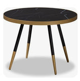 Metal Coffee Table Black/Gold |   MST-0223