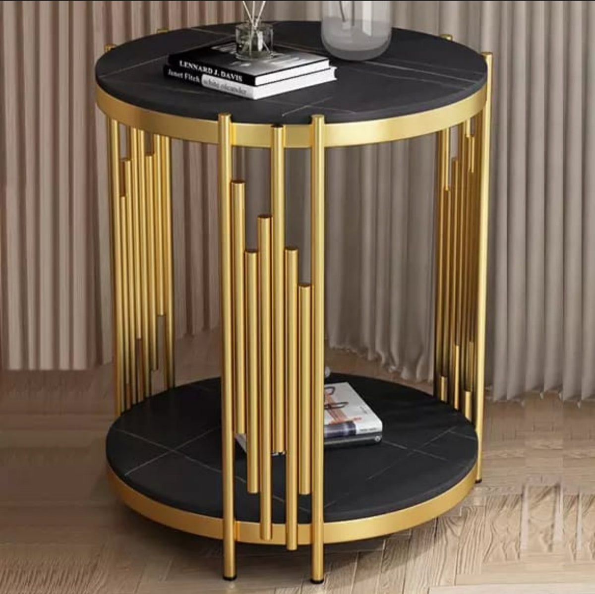 Round Top Side End Table Frame Sofa Side End Table | MST-0454 – Lime ...