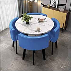 Small Apartment Dining Table and Chair Combination 1 Table 4 Chairs