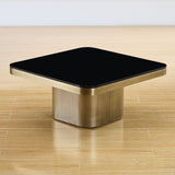 Stylish Metal Base Coffee Table With Uv Top | MST-0305