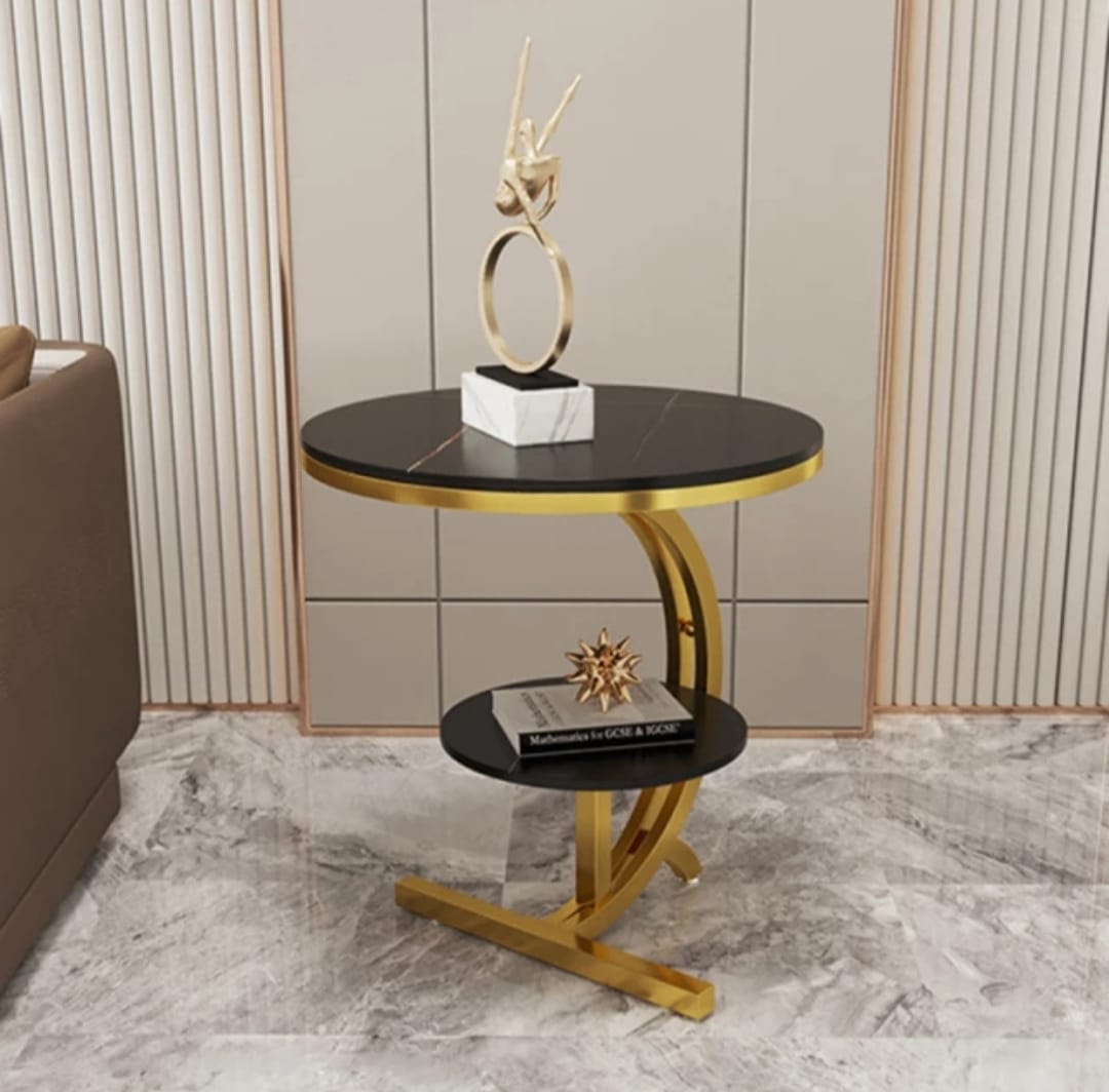 Stainless Steel Luxury Coffee Table With Chrome Finish| SST-5027