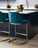 Italian Style Bar Stools With Back Rest