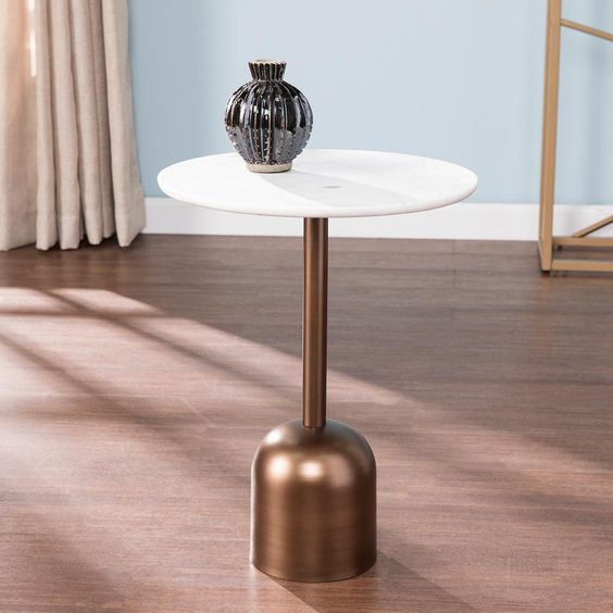 Bronze Accent Table  |  MST-0435