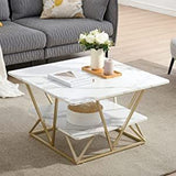 Carabella 2.Tier Coffee Table 18" H x 30" W x 30" D inch | MST-0259