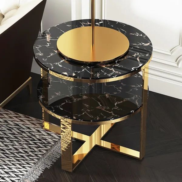 Luxury coffee table decor with Chrome Finish | MSCT-1001