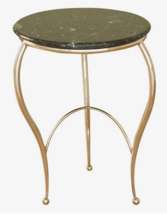 Coffee Table Side Table, Sofa Corner Table with Chrome Finish| MST-