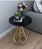 Black & Gold Coffee Table For Living Room & Office  MST-0152