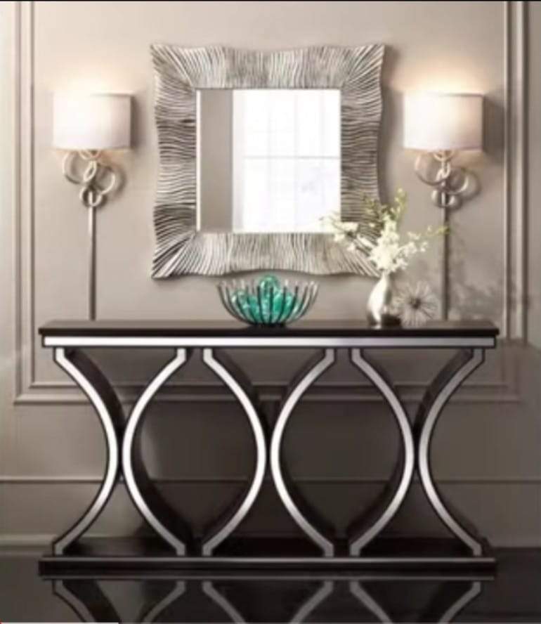 Italian Design Jambo Size Console with Wall Mirror | MSCT-1042