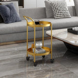 Luxury Coffee /Tea Trolly New Design with Wheels Gold End Corner Trolly