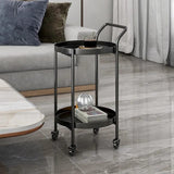 Luxury Coffee /Tea Trolly New Design with Wheels Gold End Corner Trolly