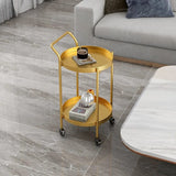 Luxury Coffee /Tea Trolly New Design with Wheels Gold End Corner Trolly