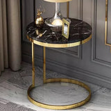 Modern Round Metal Coffee | Sofa Side Table | MST-0109