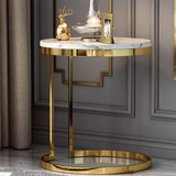 Modern Round Metal Coffee | Sofa Side Table | MST-0109