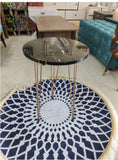 Round Side Table White Restaurant Small Coffee Table | MST-0321