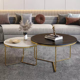 Modren Round Nesting Coffee Accent Table Living Room  |  MST-0367