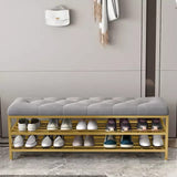 Entrance Shoe Bench Household Soft Cushion Hallway Storage Bench  |  WSC-0182